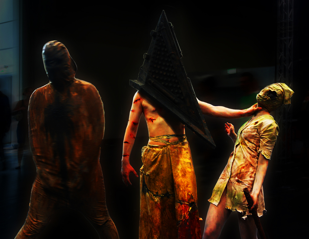 Silent Hill Cosplayer auf der gamescom.
